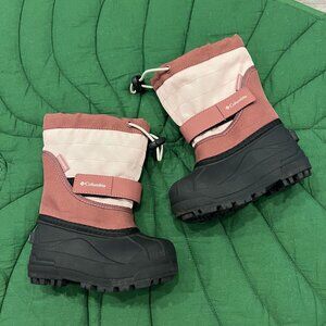 Columbia Boots Toddler 8 Powderbug Plus II Insulated Waterproof Snow Rain